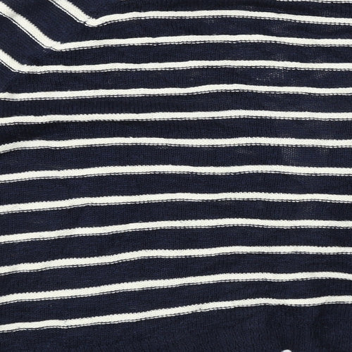 Atmosphere  Womens Blue Striped  Cardigan Jumper Size 12