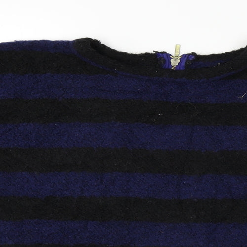 Zara  Womens Black Striped  Pullover Jumper Size M