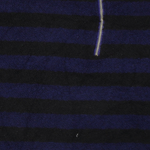 Zara  Womens Black Striped  Pullover Jumper Size M
