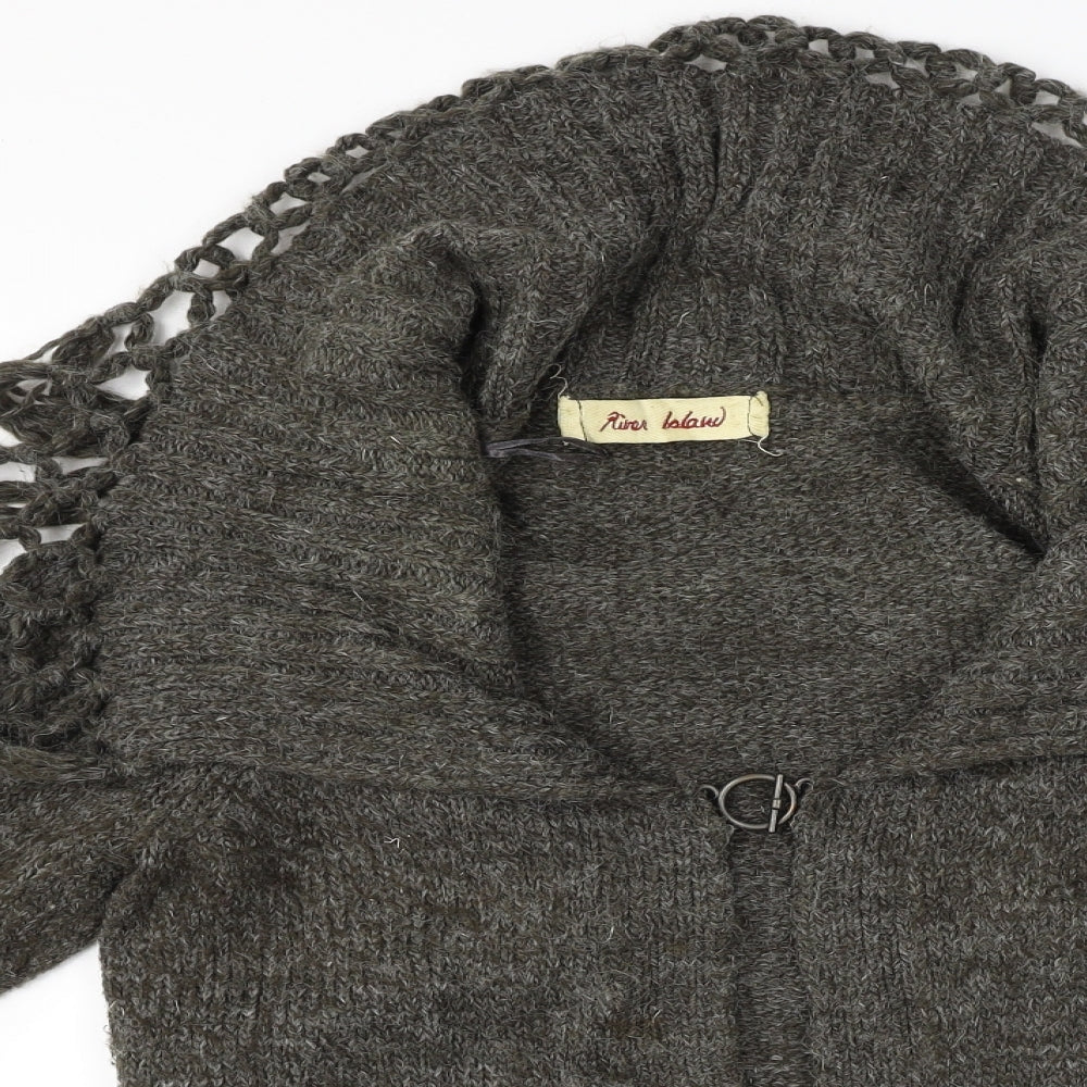 River Island  Womens Brown   Cardigan Jumper Size 12