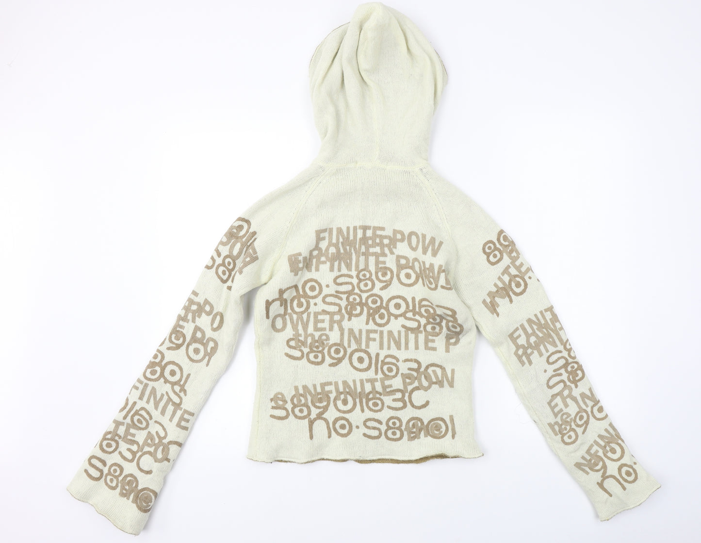 Only  Womens Beige   Pullover Hoodie Size M