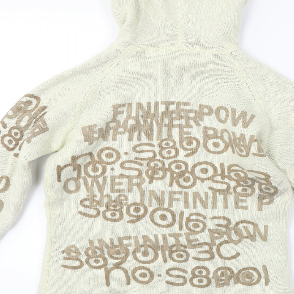 Only  Womens Beige   Pullover Hoodie Size M