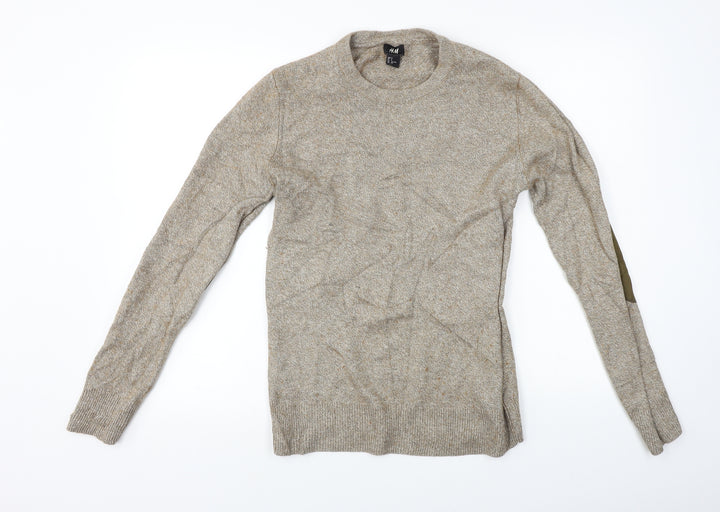 H&M Womens Brown Pullover Jumper Size S