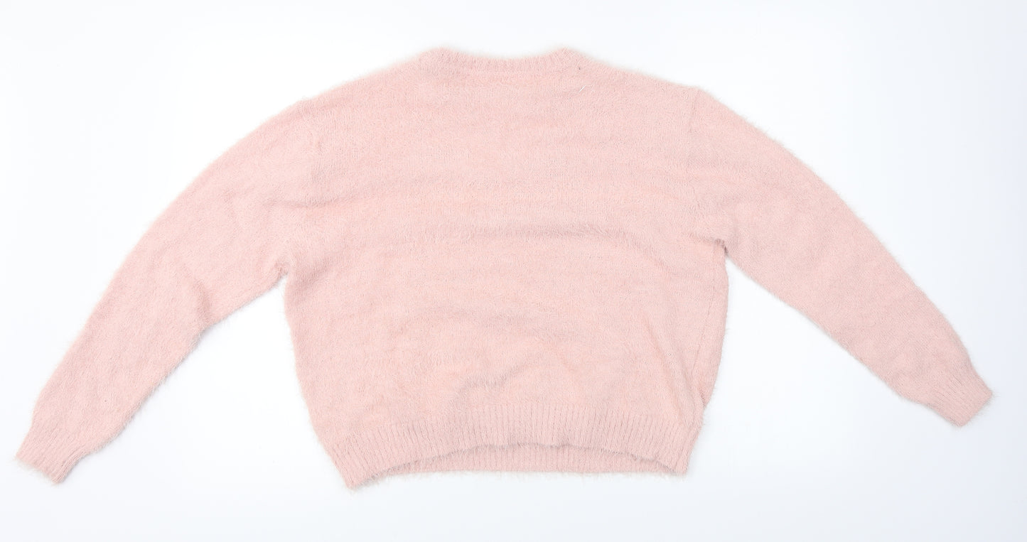 Preworn  Womens Pink   Pullover Jumper Size S