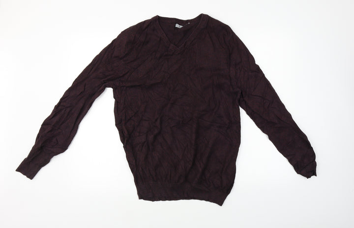 TU Mens Pink Pullover Jumper Size M