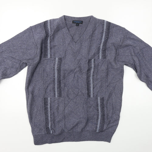 Carson  Mens Blue   Pullover Jumper Size S