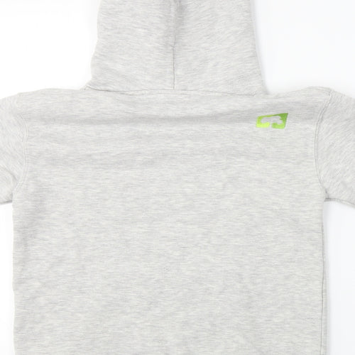 Fruit of the Loom  Boys Grey   Pullover Hoodie Size 10-11 Years
