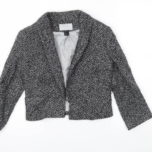 H&M Womens Black   Jacket Coat Size 8