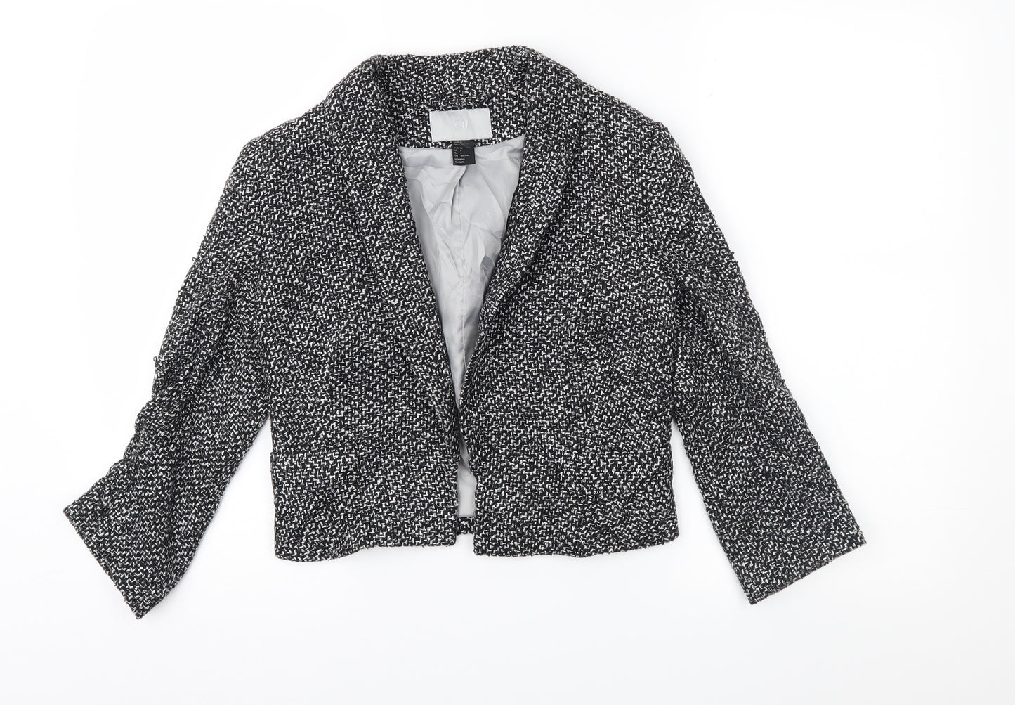 H&M Womens Black   Jacket Coat Size 8