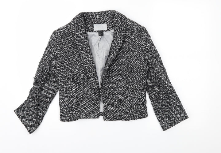 H&M Womens Black   Jacket Coat Size 8