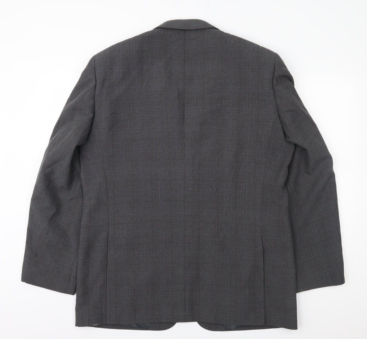Greenwoods Mens Grey Check  Jacket Suit Jacket Size 42