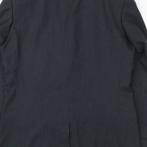 Taylor & Wright Mens Blue  Rayon Jacket Suit Jacket Size 40