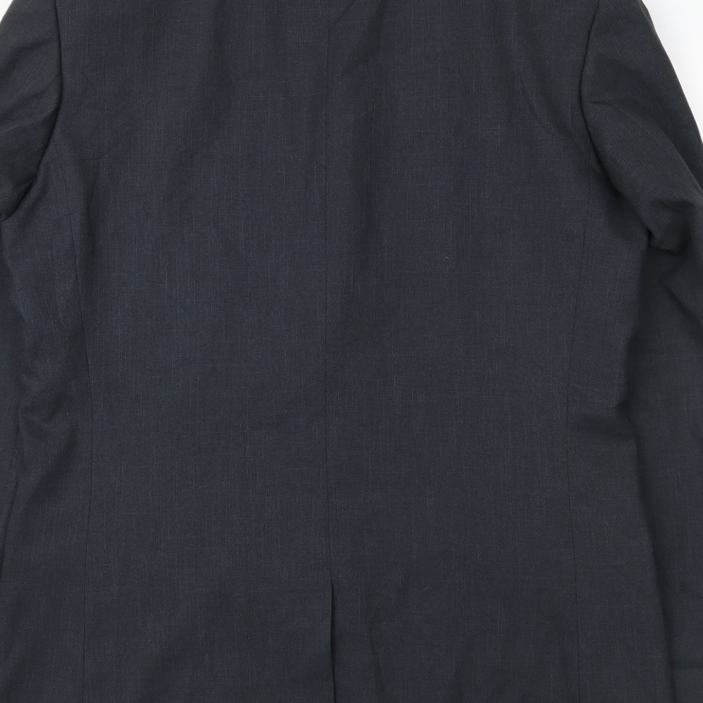 Taylor & Wright Mens Blue  Rayon Jacket Suit Jacket Size 40