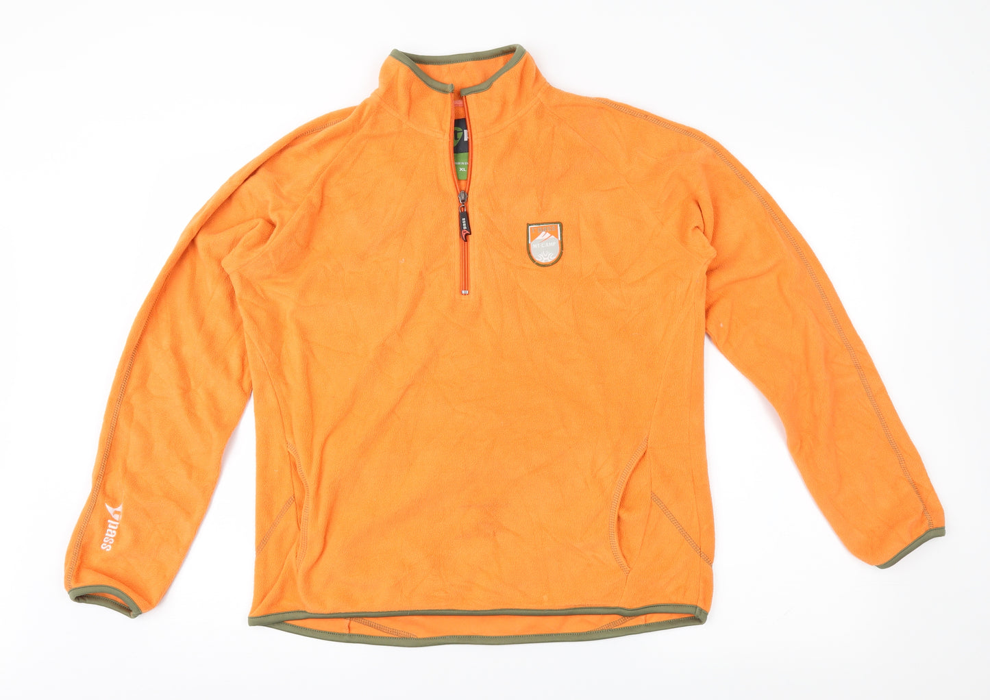 T Pass Womens Orange  Fleece Jacket  Size XL