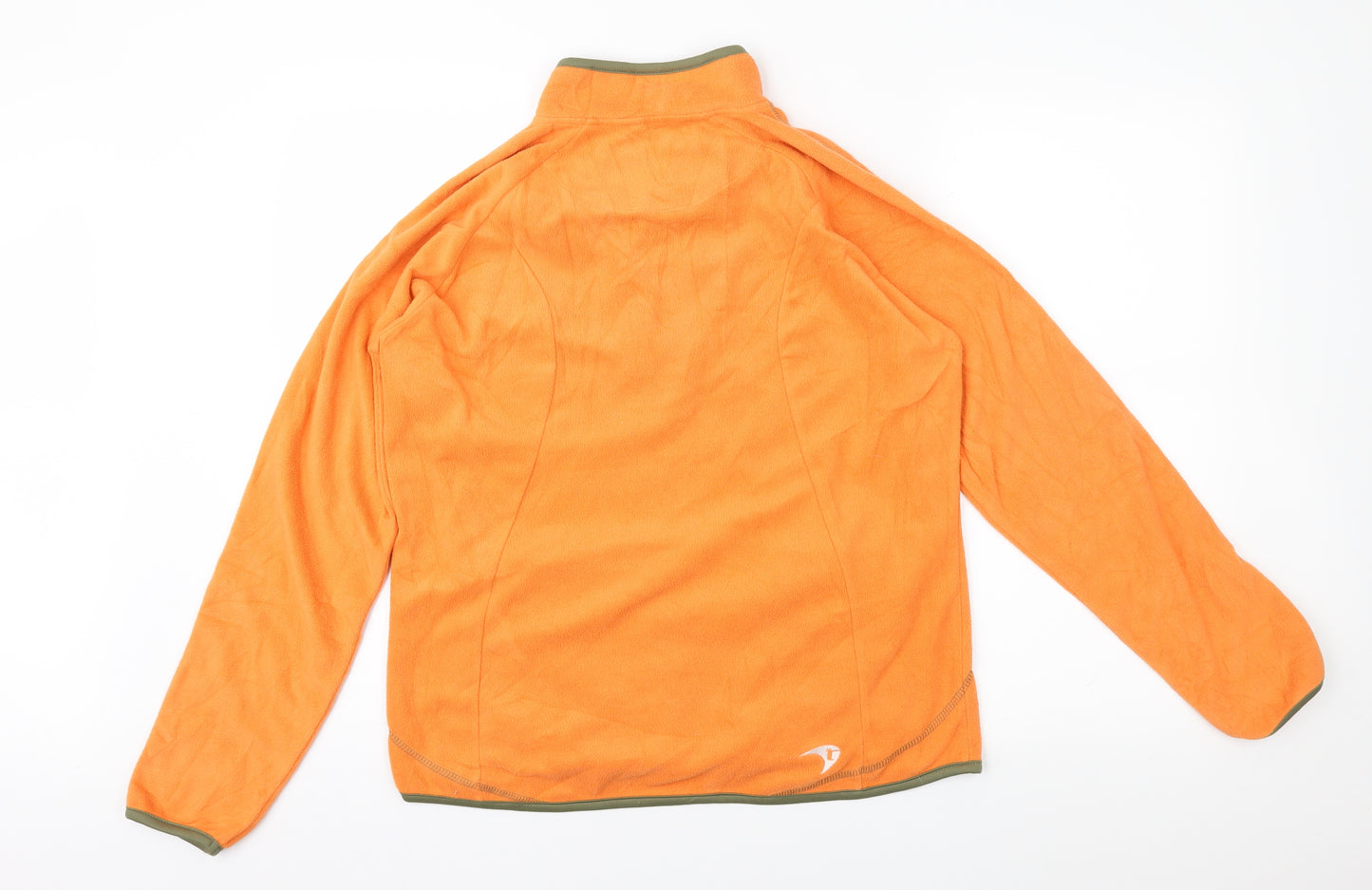 T Pass Womens Orange  Fleece Jacket  Size XL