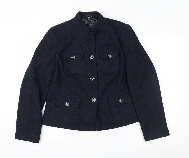 EWM Womens Blue Jacket Size 14