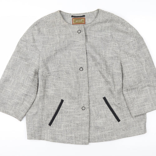 Per Una Womens Grey   Jacket  Size 10