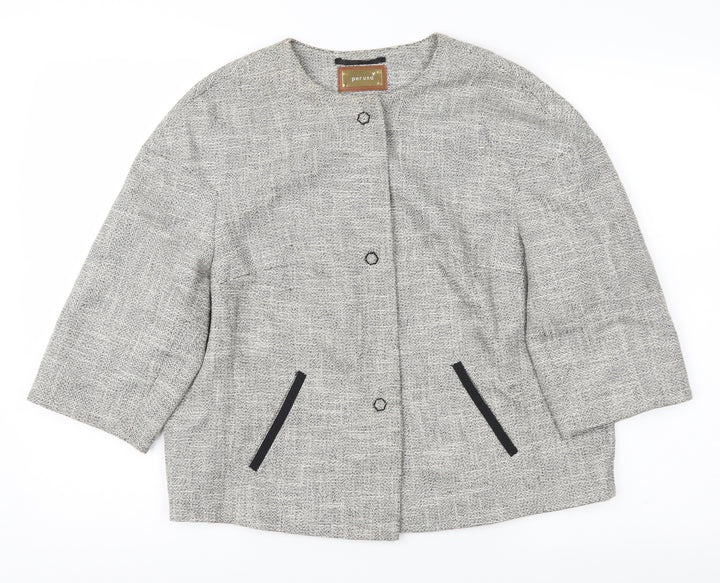 Per Una Womens Grey Jacket Size 10