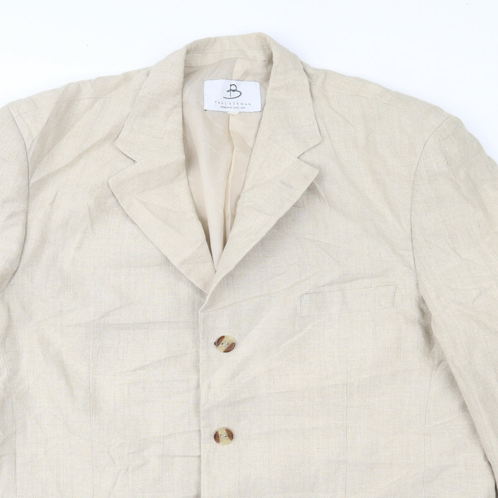 Paul Berman Mens Beige   Jacket  Size L