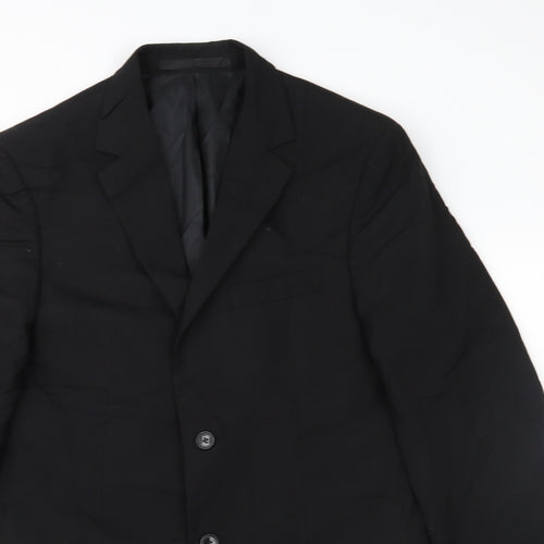 Marks and Spencer Mens Black   Jacket Suit Jacket Size 38