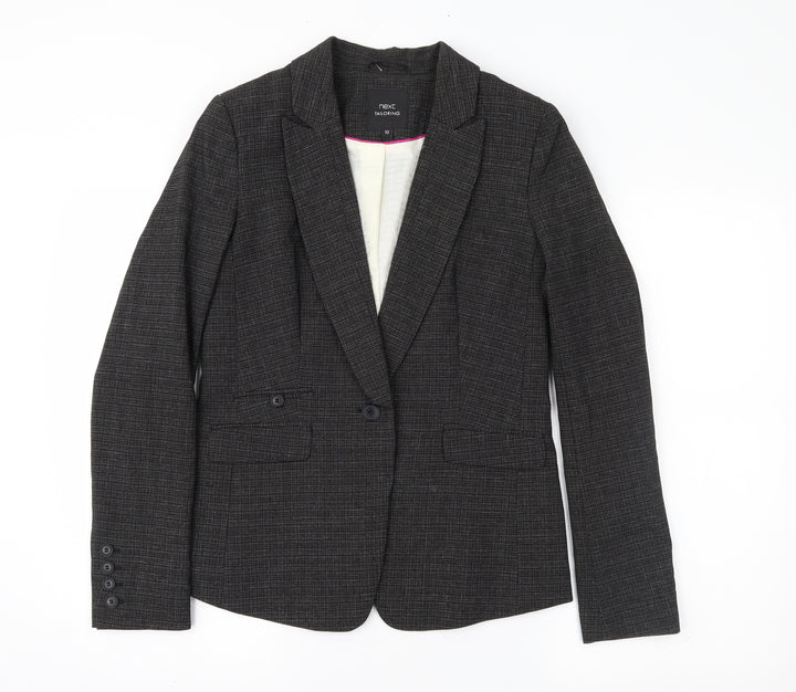 NEXT Womens Grey Jacket Suit Jacket Size 10