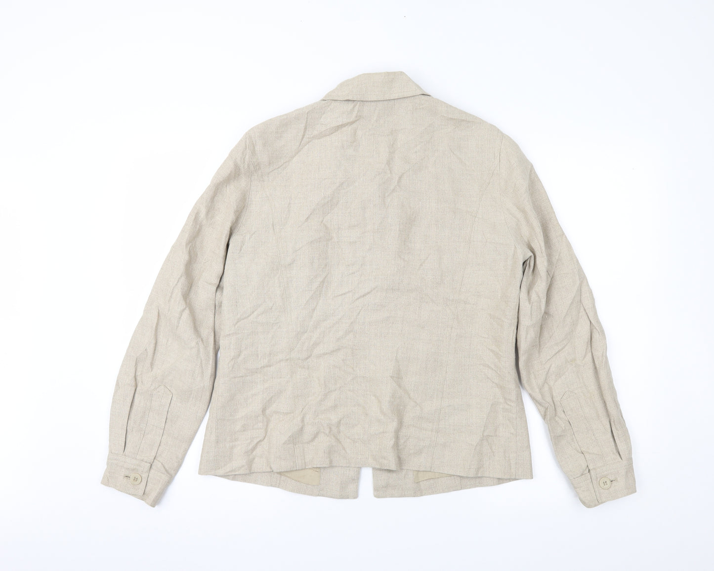 Charter Club Womens Beige   Jacket  Size M