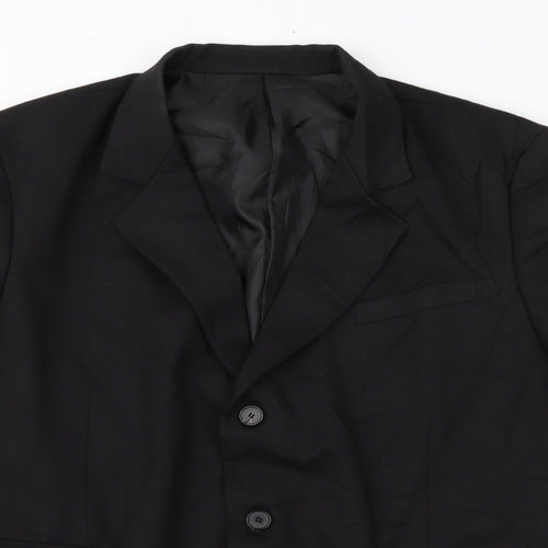 Road Mens Black   Jacket Suit Jacket Size L