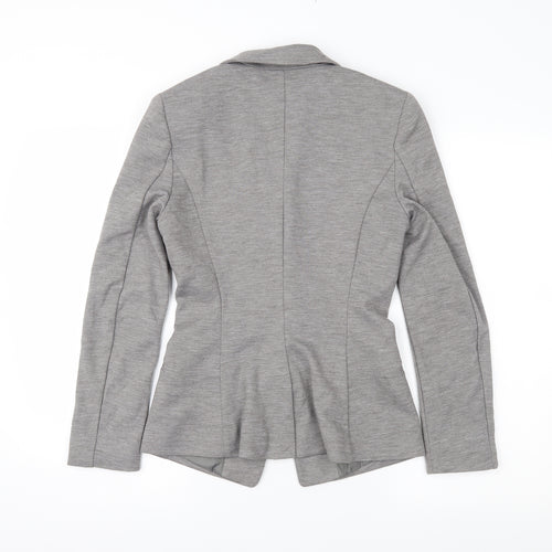 H&M Womens Grey   Jacket Suit Jacket Size 6