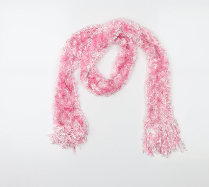 Preworn Womens Pink Knit Scarf