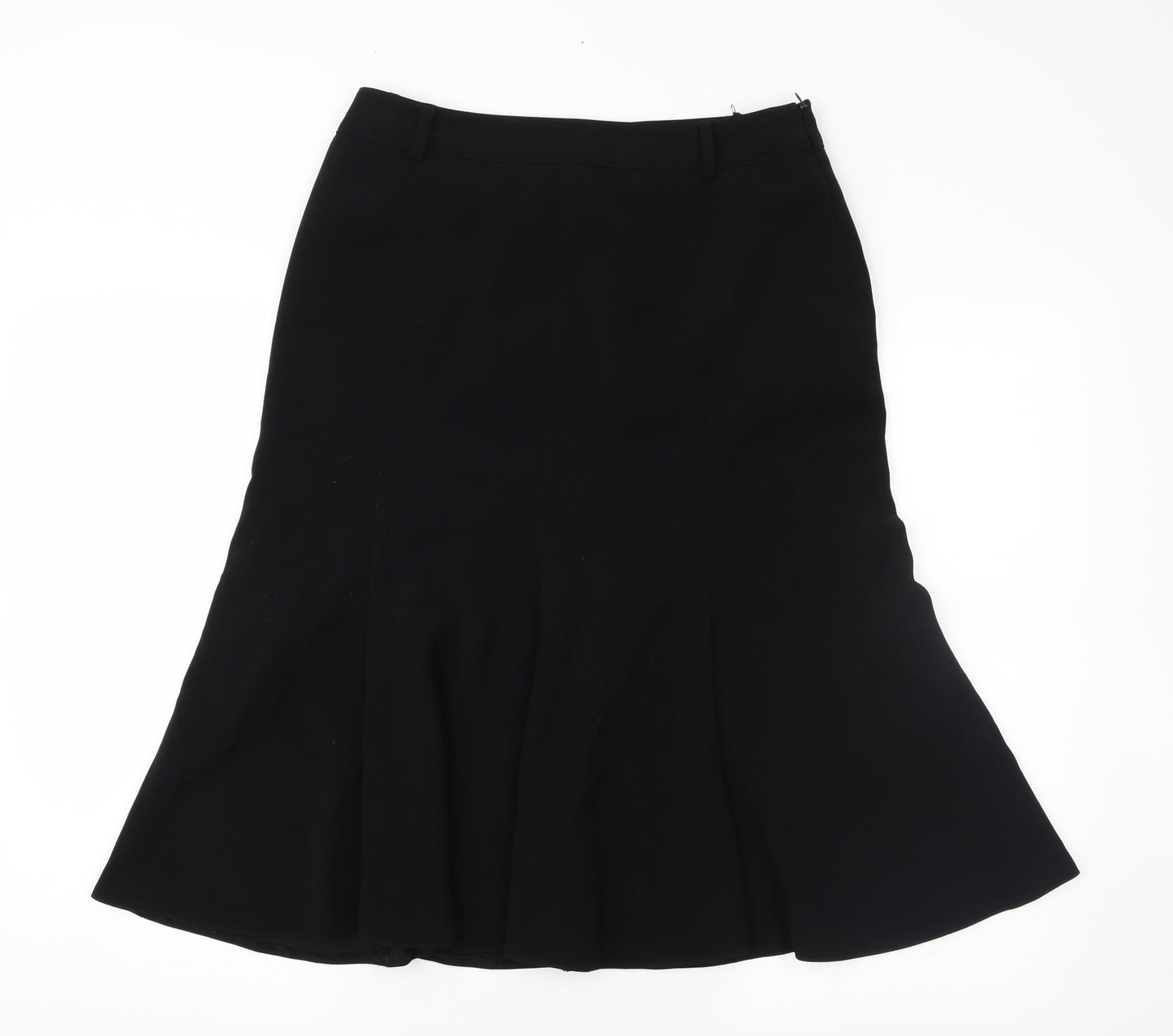 Preworn Womens Black   Flare Skirt Size 12