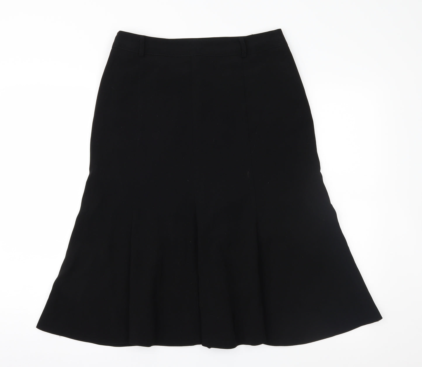 Preworn Womens Black   Flare Skirt Size 12