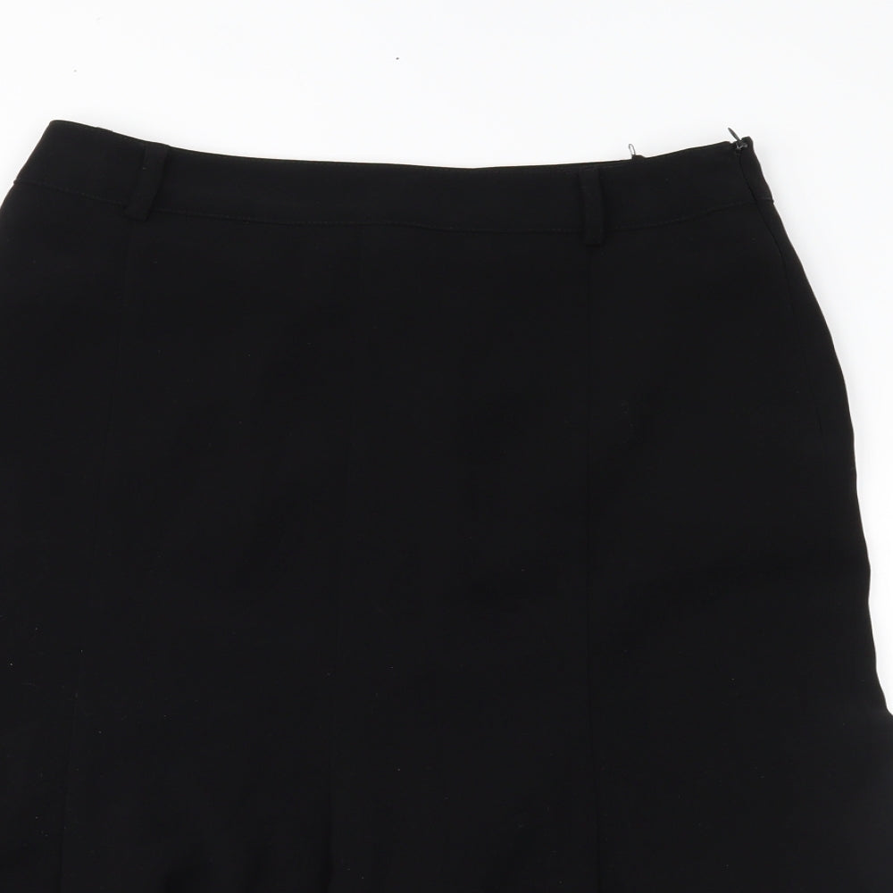 Preworn Womens Black   Flare Skirt Size 12