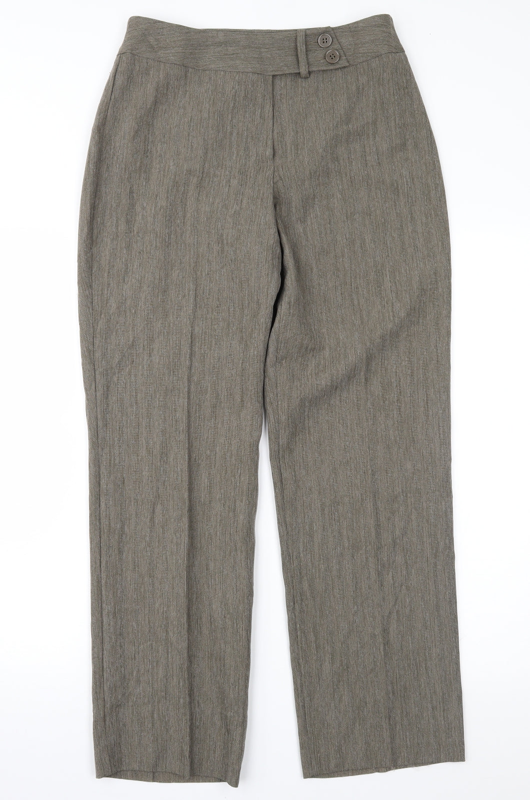 Marks and Spencer Womens Brown   Trousers  Size 8 L28 in
