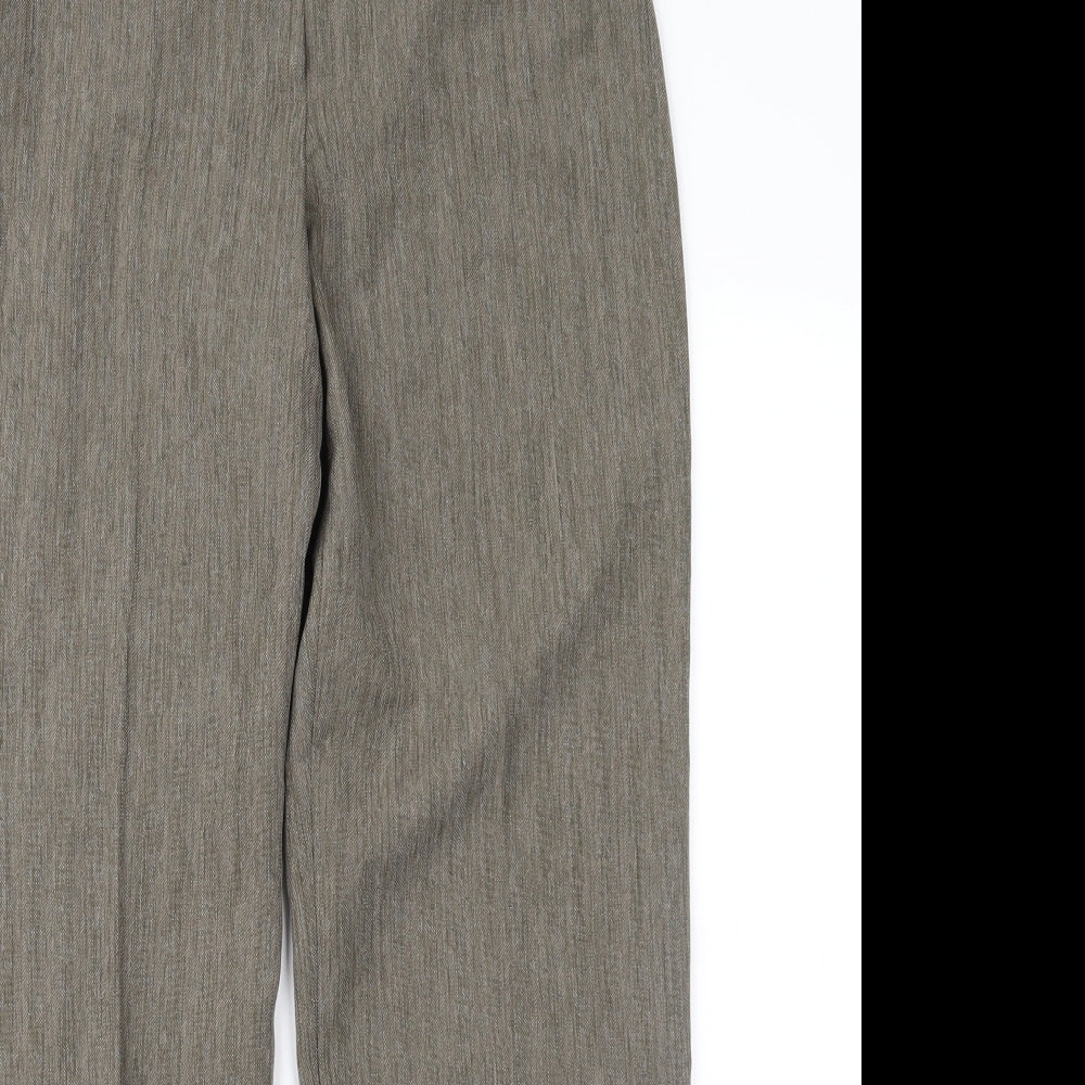 Marks and Spencer Womens Brown   Trousers  Size 8 L28 in