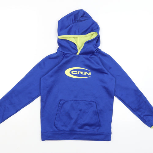 Crane Boys Blue   Pullover Hoodie Size 7-8 Years