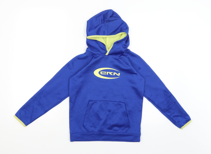Crane Boys Blue   Pullover Hoodie Size 7-8 Years