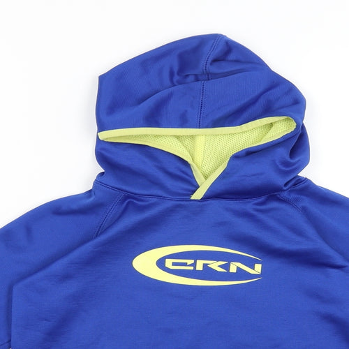 Crane Boys Blue   Pullover Hoodie Size 7-8 Years