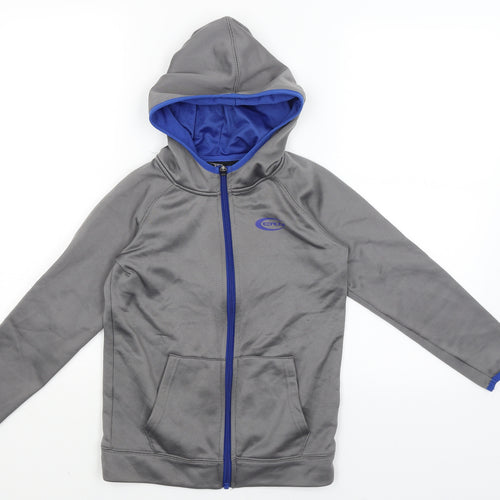Crane Boys Grey   Pullover Hoodie Size 7-8 Years
