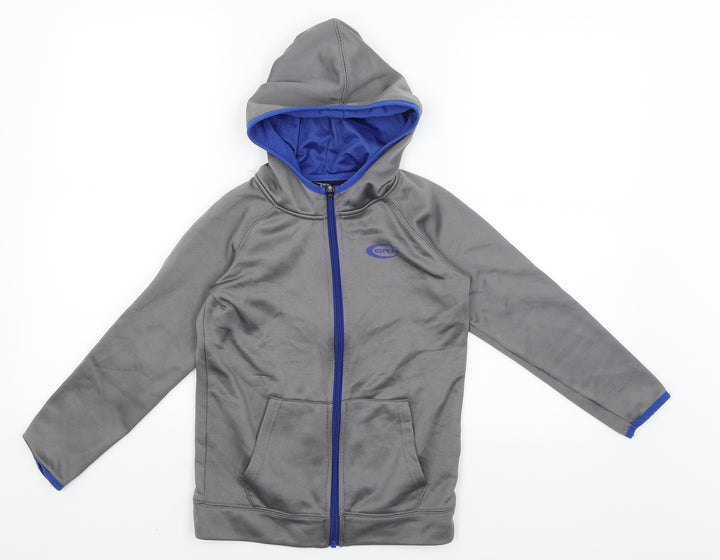 Crane Boys Grey   Pullover Hoodie Size 7-8 Years