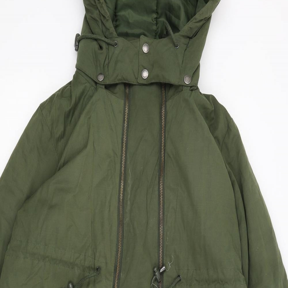 Jojo Maman Bebe Womens Green   Rain Coat Coat Size 12