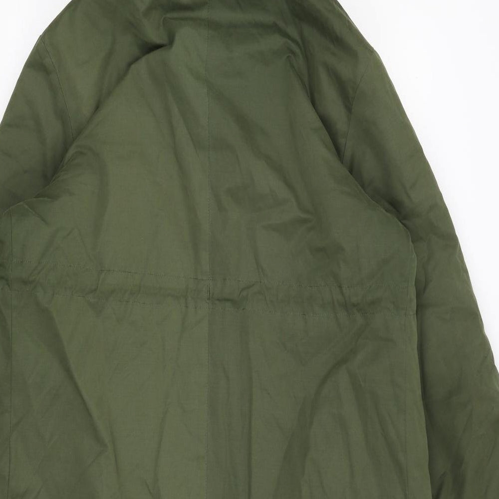 Jojo Maman Bebe Womens Green   Rain Coat Coat Size 12