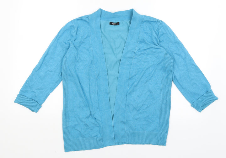 M&Co Womens Blue   Wrap Jumper Size 12