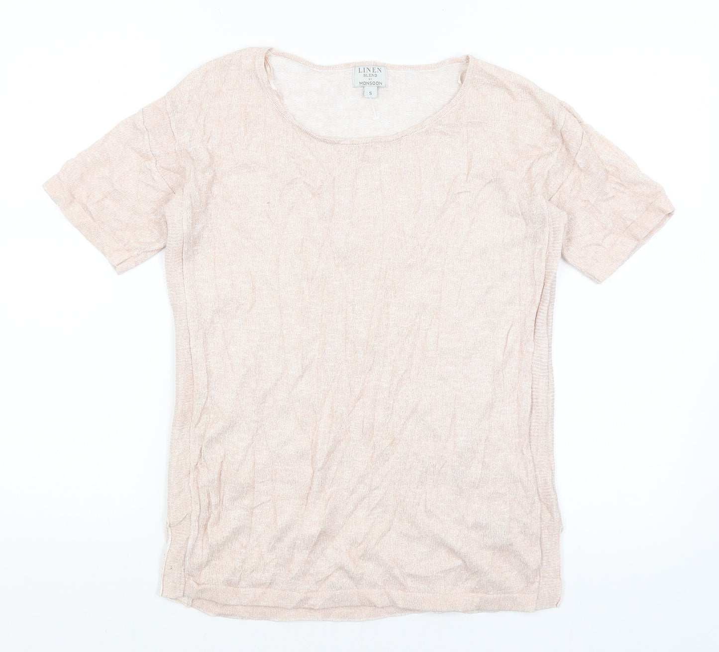 Monsoon Womens Pink   Basic T-Shirt Size S