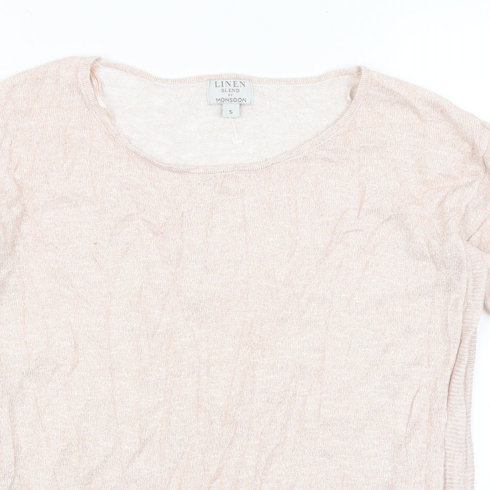 Monsoon Womens Pink   Basic T-Shirt Size S