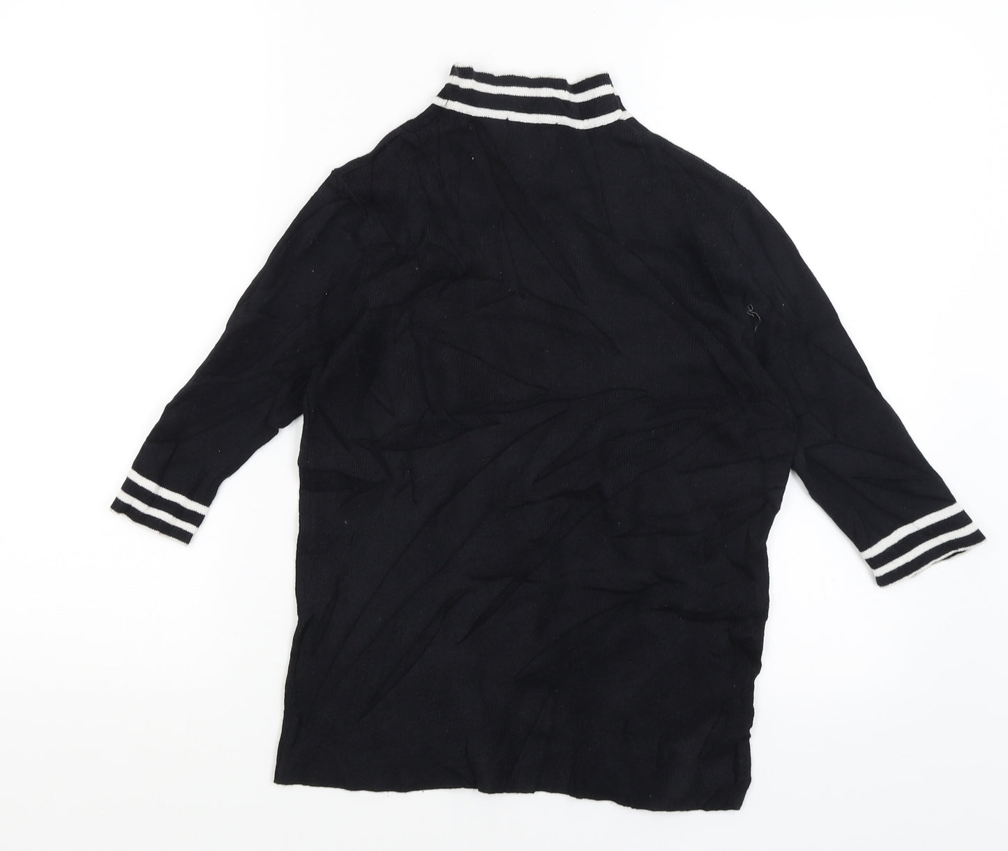 Joy Womens Black   Basic T-Shirt Size 14