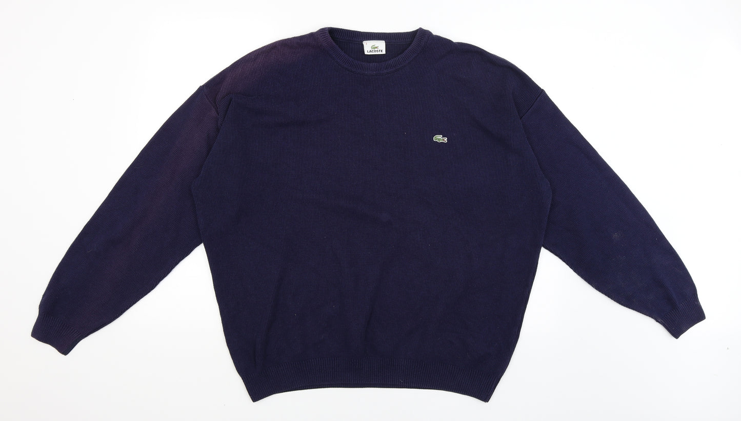 Lacoste Mens Blue   Pullover Jumper Size XL