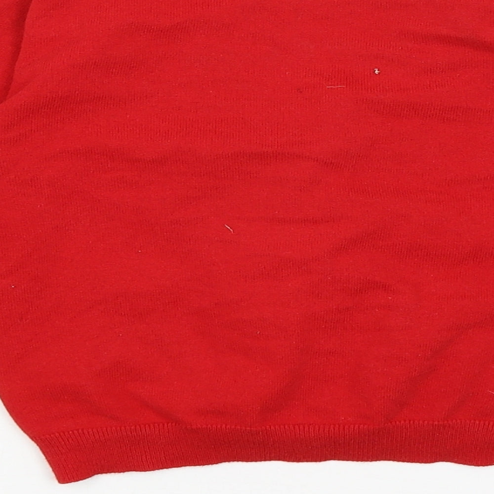 Rebel Girls Red   Cardigan Jumper Size 5-6 Years