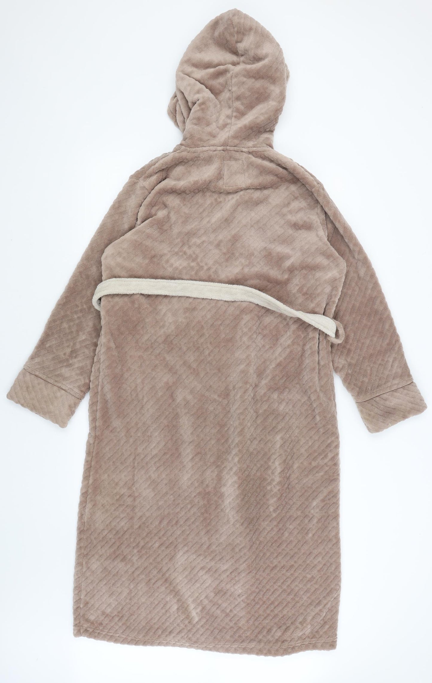 Love to Lounge Womens Brown Solid  Kimono Robe Size 8