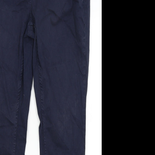 NEXT Womens Blue   Chino Trousers Size 12 L29 in