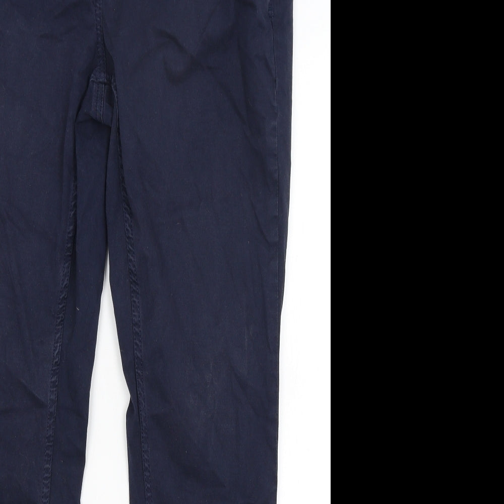 NEXT Womens Blue   Chino Trousers Size 12 L29 in